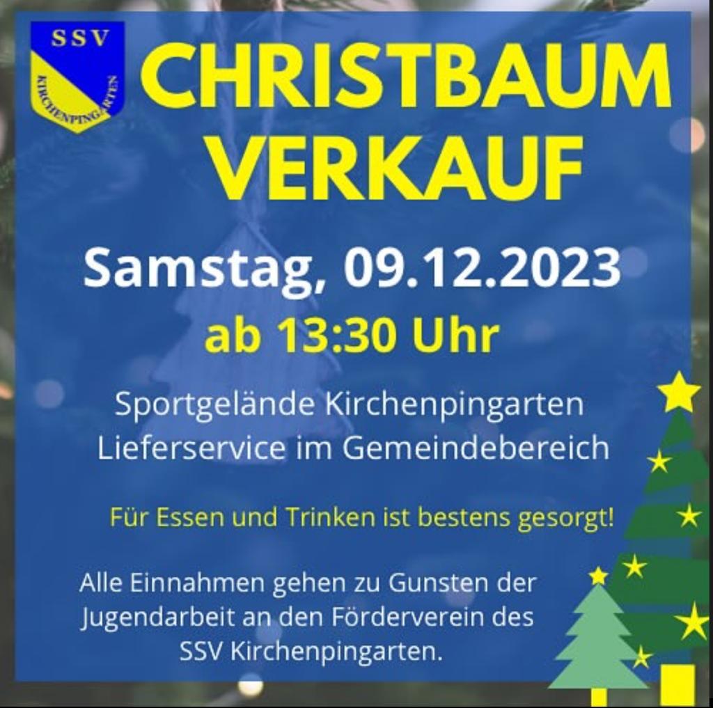 SSV-Christbaumverkauf 🎄